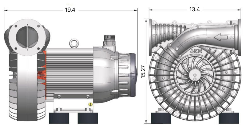 KN-TECH XF Air Akku Luftpumpe mit Akku und Auto Adapter